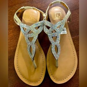 Material Girl Sandals Size 6 NEW